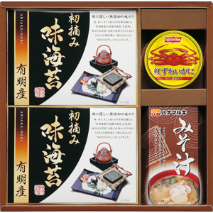 初摘み有明海苔・ニッスイ紅ずわいがにセット