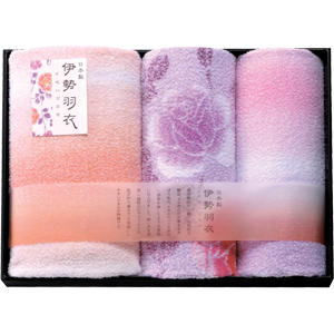 伊勢羽衣　バスタオル・フェイスタオル 2P