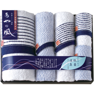 泉州あやの風　大判バスタオル・フェイスタオル 2P・ウォッシュタオル 2P