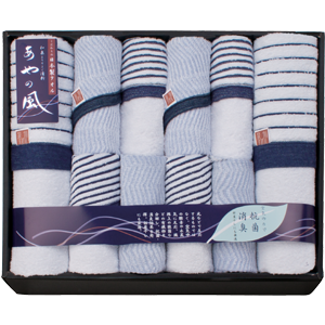 泉州あやの風　大判バスタオル 2P・フェイスタオル 4P・ウォッシュタオル 4P