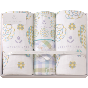 プライベートレーベル　バスタオル 2P・フェイスタオル・タオルハンカチ