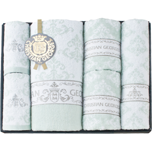 クリスチャン・ジョルジュ　バスタオル・フェイスタオル 3P・ウォッシュタオル 2P