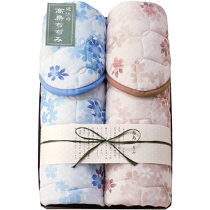 素材の匠　近江高島ちぢみ　敷パッド 2P