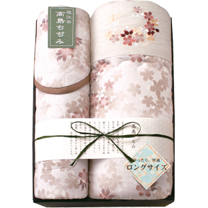 素材の匠　近江高島ちぢみ　掛け布団＆敷きパッド　ピンク(PI)