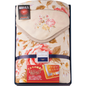 アンナ・デ・コーレ　マシュマロタッチ敷パッド(保温シート入・遠赤わた使用)　ブラウン(BR)