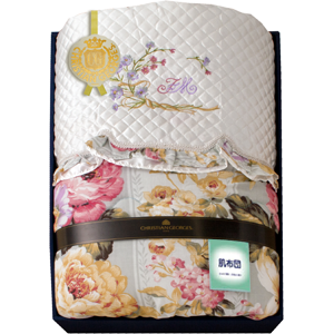 クリスチャン・ジョルジュ　シルク混肌布団　ブルー(BL)